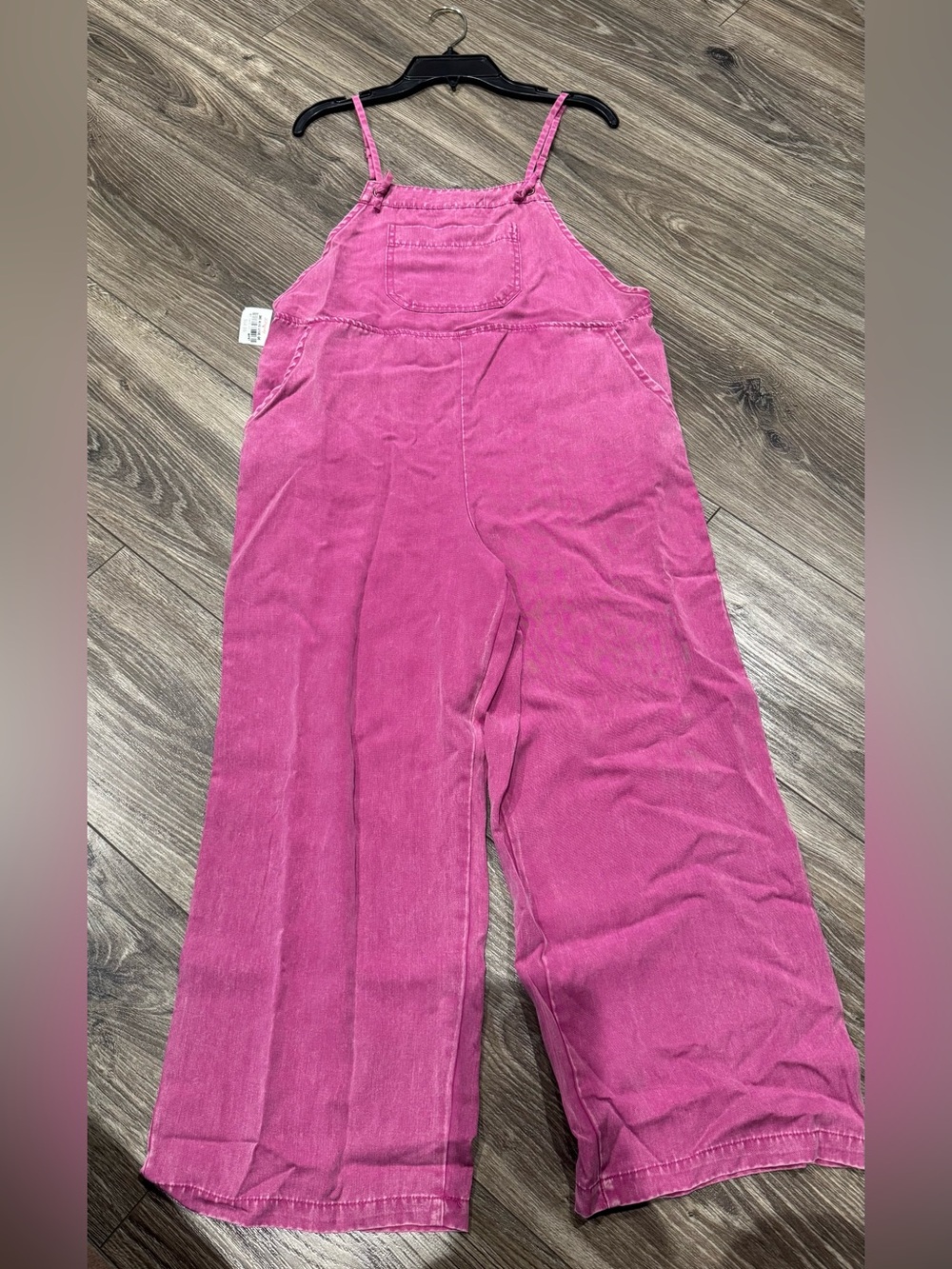 NWT Speechless Pink Corduroy Girls' Wide-Leg Overalls